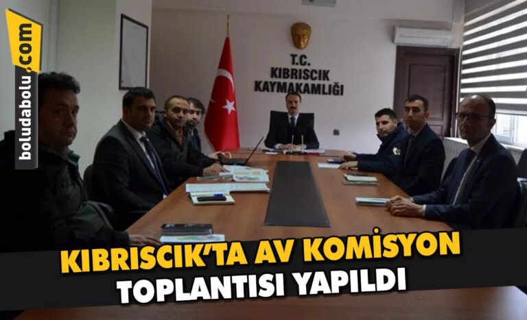 Kıbrıscık’ta av komisyon toplantısı yapıldı