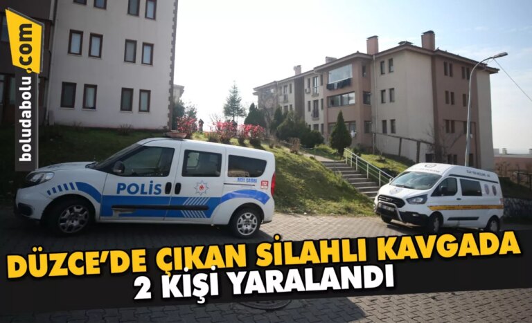 Düzce’de çıkan silahlı kavgada 2 kişi yaralandı