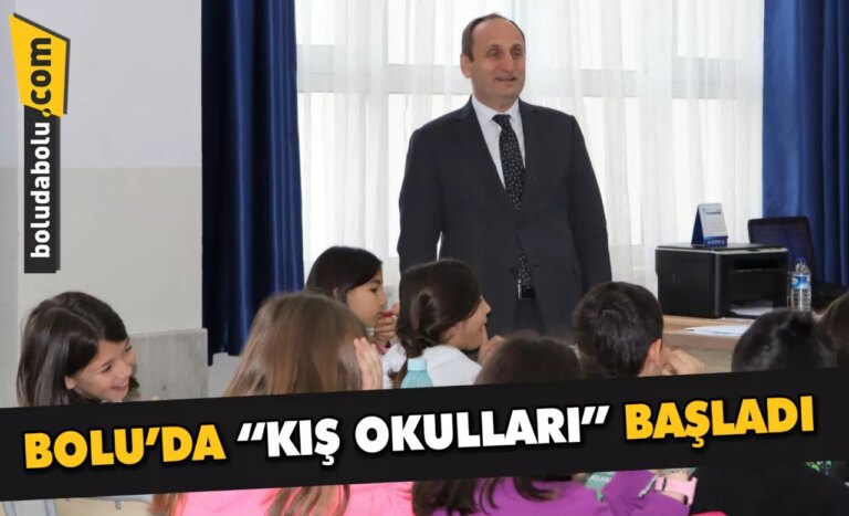Bolu’da “kış okulları” başladı