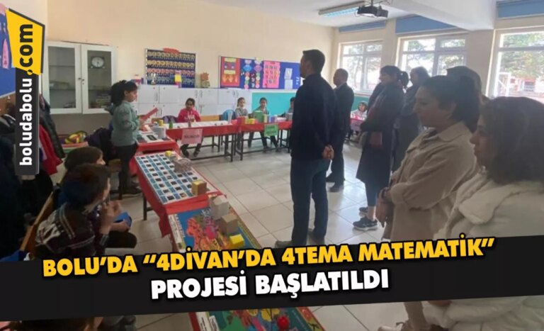 Bolu’da, “4Divan’da 4TEMA Matematik” projesi başlatıldı