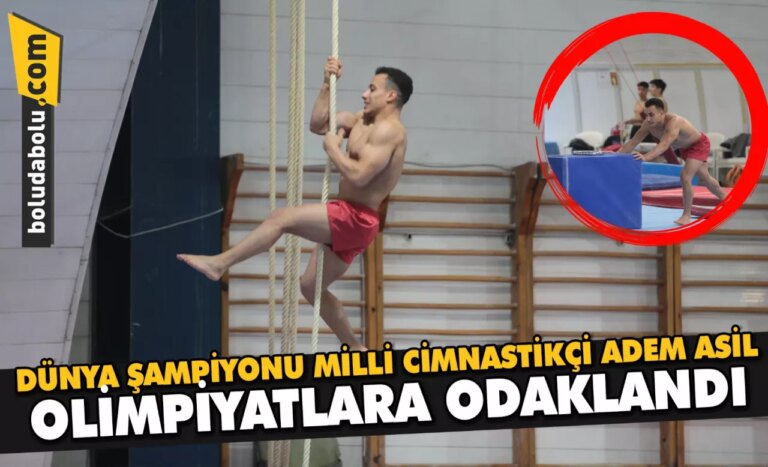Dünya şampiyonu milli cimnastikçi Adem Asil, olimpiyatlara odaklandı: