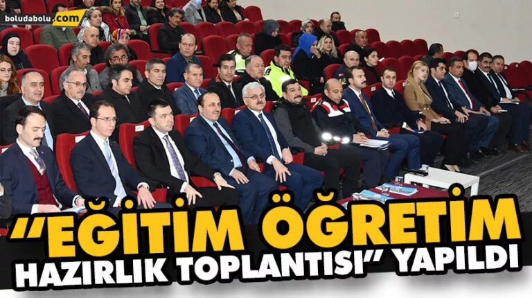 “EĞİTİM ÖĞRETİM HAZIRLIK TOPLANTISI” YAPILDI
