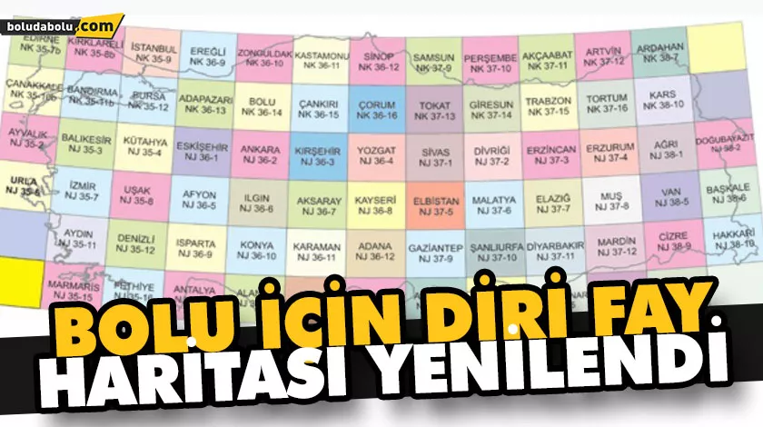 MTA YENİLENMİŞ DİRİ FAY HARİTALARINI YAYINLADI MTA YENİLENMİŞ DİRİ FAY HARİTALARINI YAYINLADI