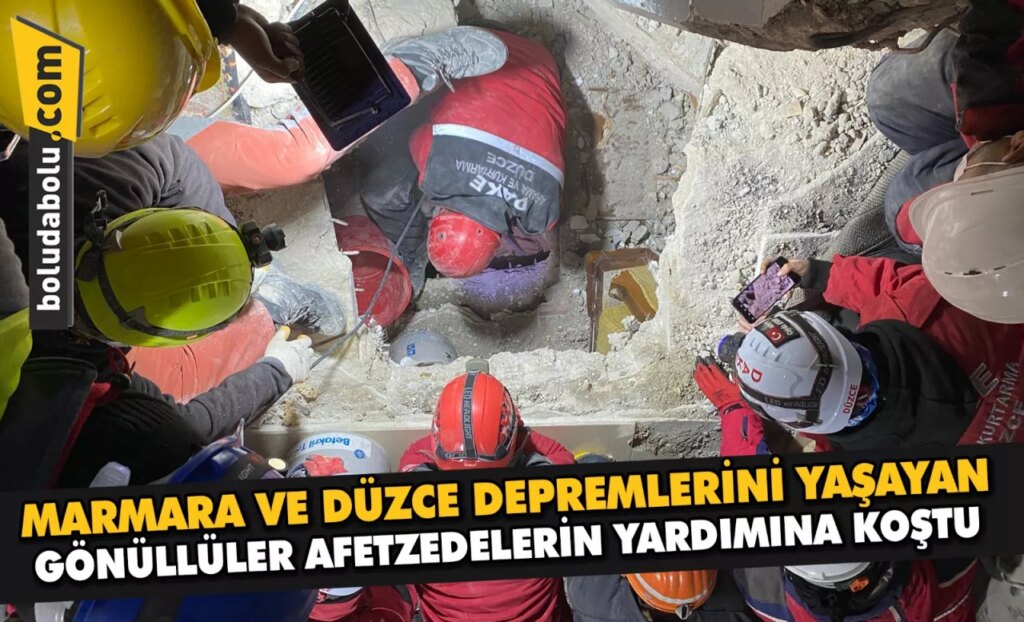 Marmara ve Düzce depremlerini yaşayan gönüllüler afetzedelerin yardımına koştu Marmara ve Düzce depremlerini yaşayan gönüllüler afetzedelerin yardımına koştu