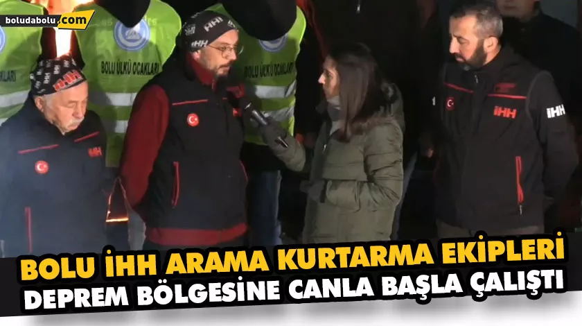 BOLU İHH EKİPLERİ 18 KİŞİYİ ENKAZDAN SAĞ ÇIKARDI BOLU İHH EKİPLERİ 18 KİŞİYİ ENKAZDAN SAĞ ÇIKARDI