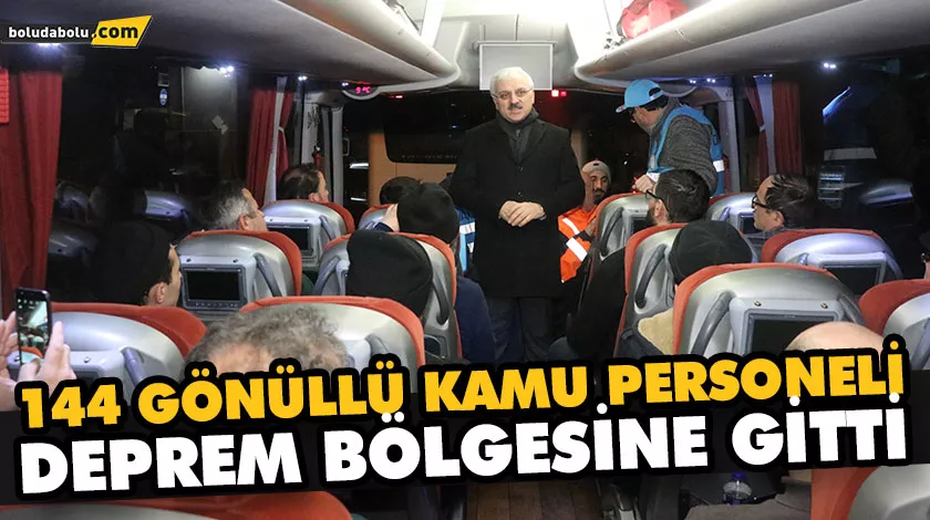 144 GÖNÜLLÜ DUALARLA HATAY’A UĞURLANDI 144 GÖNÜLLÜ DUALARLA HATAY’A UĞURLANDI
