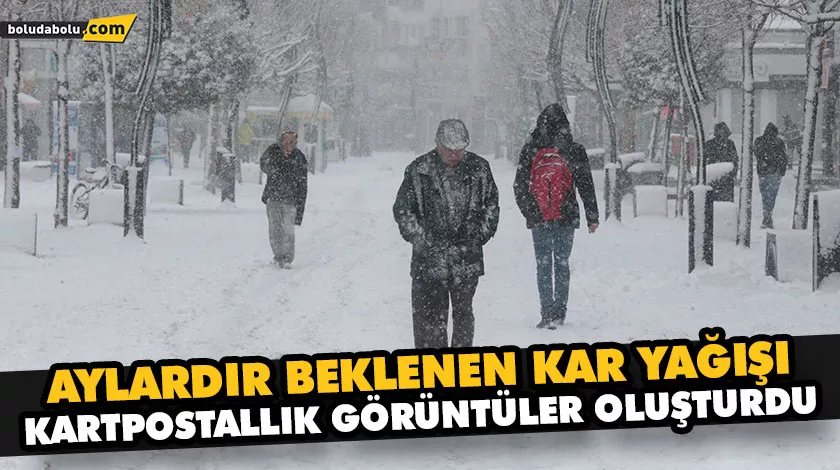 BEKLENEN VE ÖZLENEN KAR NİHAYET GELDİ BEKLENEN VE ÖZLENEN KAR NİHAYET GELDİ