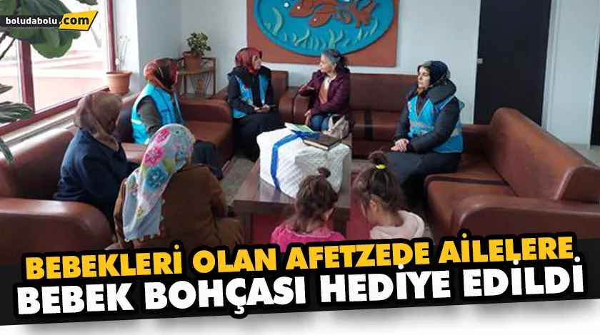 TÜRKİYE DİYANET VAKFI, BOLU’YA GELEN AFETZEDELERİ ZİYARET ETTİ
