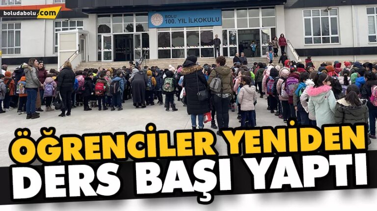 ÖĞRENCİLER YENİDEN DERS BAŞI YAPTI