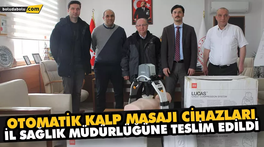 OTOMATİK KALP MASAJI CİHAZLARI, İL SAĞLIK MÜDÜRLÜĞÜNE TESLİM EDİLDİ OTOMATİK KALP MASAJI CİHAZLARI, İL SAĞLIK MÜDÜRLÜĞÜNE TESLİM EDİLDİ
