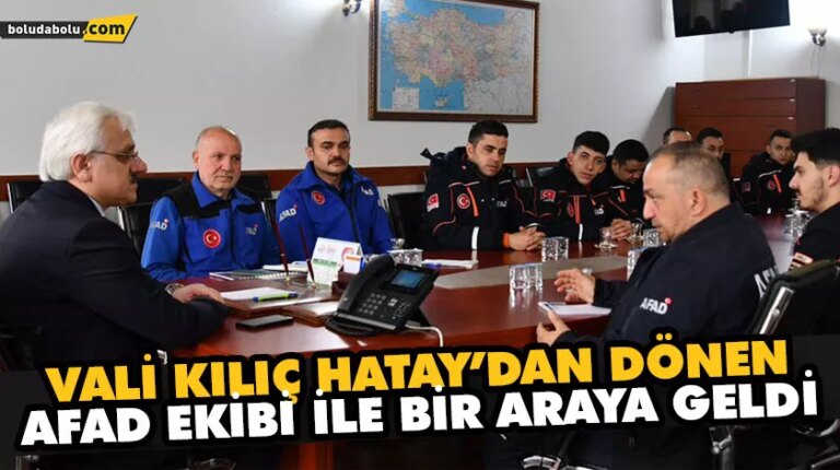 “BOLU SİZİNLE GURUR DUYUYOR”