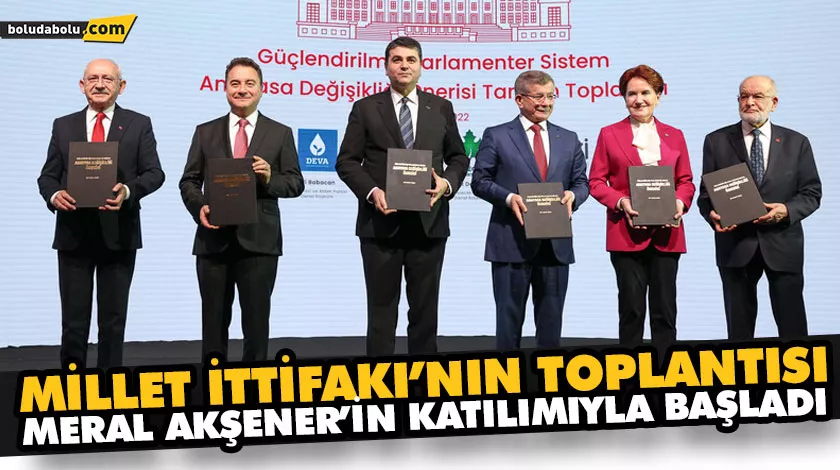 MİLLET İTTİFAKI’NIN TOPLANTISI MERAL AKŞENER’İN KATILIMIYLA BAŞLADI MİLLET İTTİFAKI’NIN TOPLANTISI MERAL AKŞENER’İN KATILIMIYLA BAŞLADI