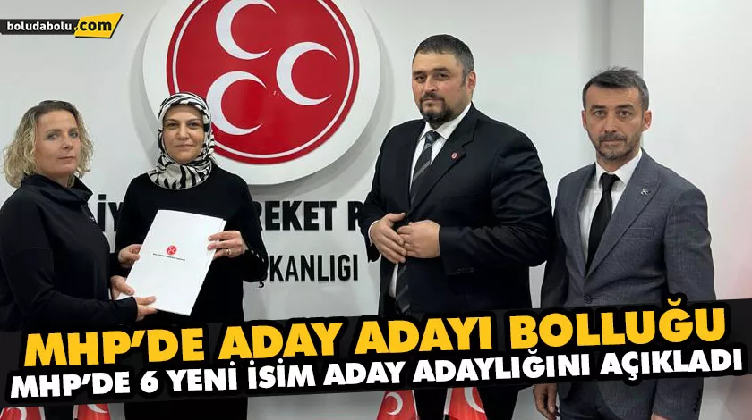 MHP’DE 6 YENİ İSİM ADAY ADAYLIĞINI AÇIKLADI MHP’DE 6 YENİ İSİM ADAY ADAYLIĞINI AÇIKLADI