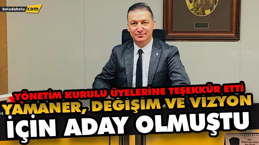 YÖNETİM KURULU ÜYELERİNE TEŞEKKÜR ETTİ YÖNETİM KURULU ÜYELERİNE TEŞEKKÜR ETTİ