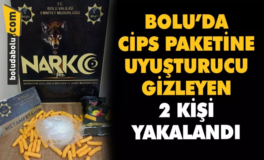 Bolu’da cips paketine uyuşturucu gizleyen 2 kişi yakalandı Bolu’da cips paketine uyuşturucu gizleyen 2 kişi yakalandı