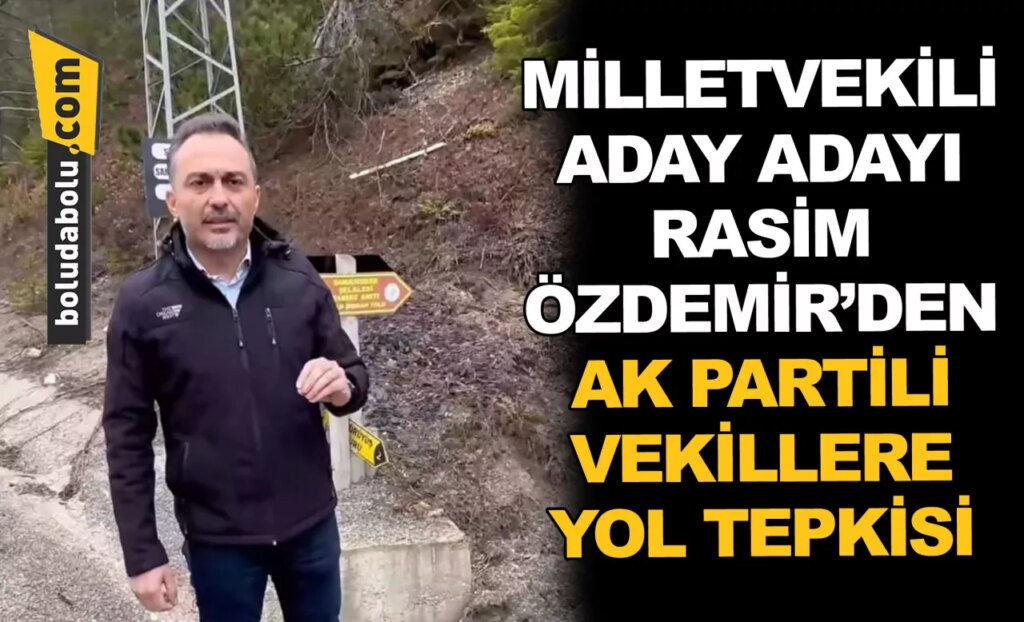 RASİM ÖZDEMİR, AK PARTİLİ VEKİLLLERE YÜKLENDİ RASİM ÖZDEMİR, AK PARTİLİ VEKİLLLERE YÜKLENDİ