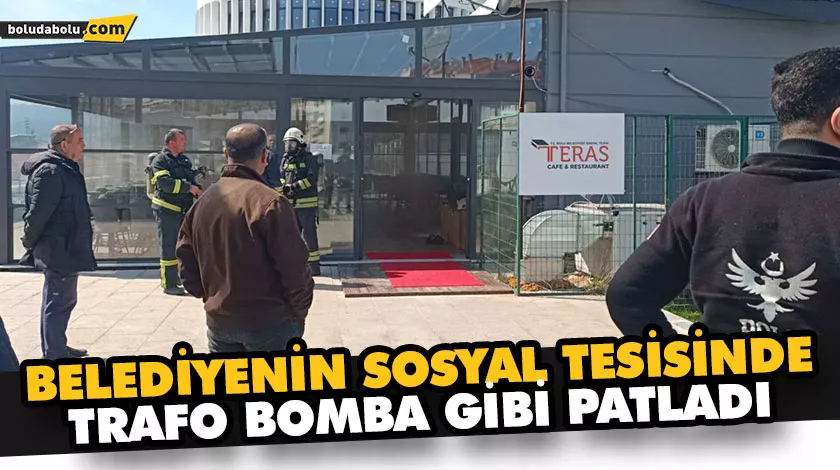 BELEDİYENİN SOSYAL TESİSİNDE TRAFO BOMBA GİBİ PATLADI BELEDİYENİN SOSYAL TESİSİNDE TRAFO BOMBA GİBİ PATLADI