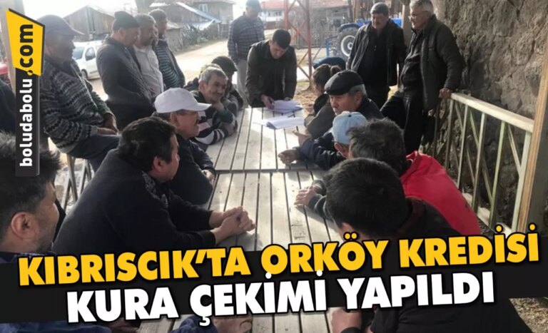 Kıbrıscık’ta ORKÖY kredisi kura çekimi yapıldı