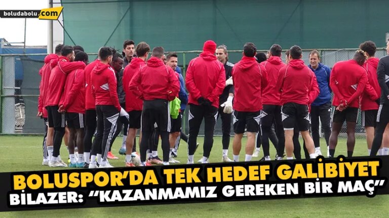 BOLUSPOR’DA TEK HEDEF GALİBİYET