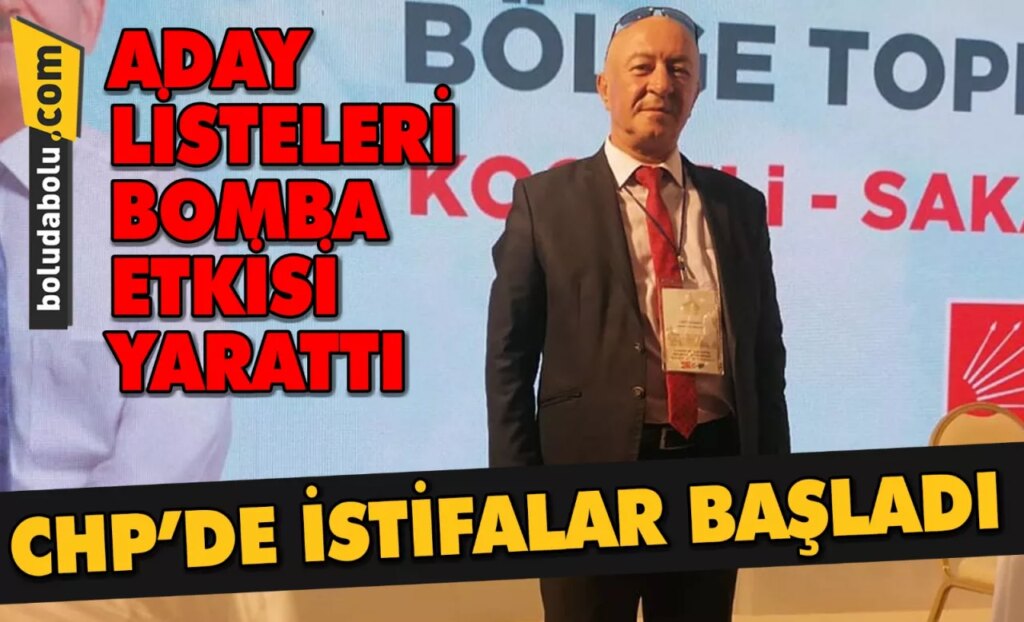 CHP’DE İSTİFALAR BAŞLADI CHP’DE İSTİFALAR BAŞLADI