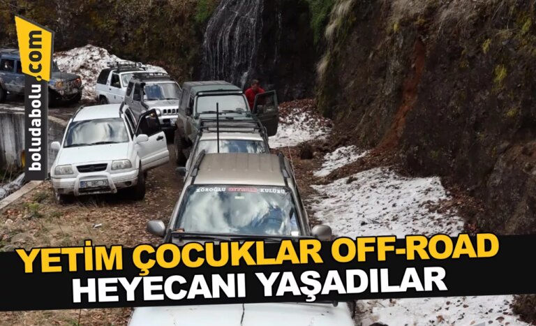YETİM ÇOCUKLAR OFF-ROAD HEYECANI YAŞADILAR