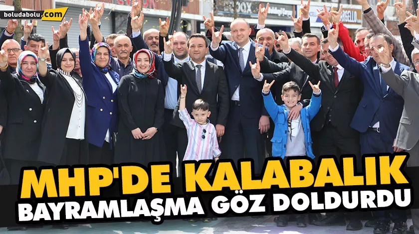 MHP’DE BAYRAM COŞKUSU YAŞANDI MHP’DE BAYRAM COŞKUSU YAŞANDI