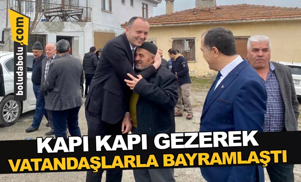AKGÜL, KAPI KAPI GEZEREK VATANDAŞLARLA BAYRAMLAŞTI AKGÜL, KAPI KAPI GEZEREK VATANDAŞLARLA BAYRAMLAŞTI