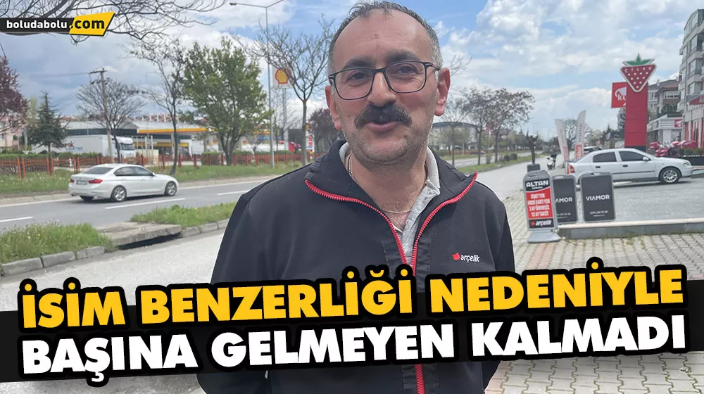 İSİM BENZERLİĞİ NEDENİYLE BAŞINA GELMEYEN KALMAYAN VATANDAŞ, SOLUĞU MAHKEMEDE ALDI İSİM BENZERLİĞİ NEDENİYLE BAŞINA GELMEYEN KALMAYAN VATANDAŞ, SOLUĞU MAHKEMEDE ALDI