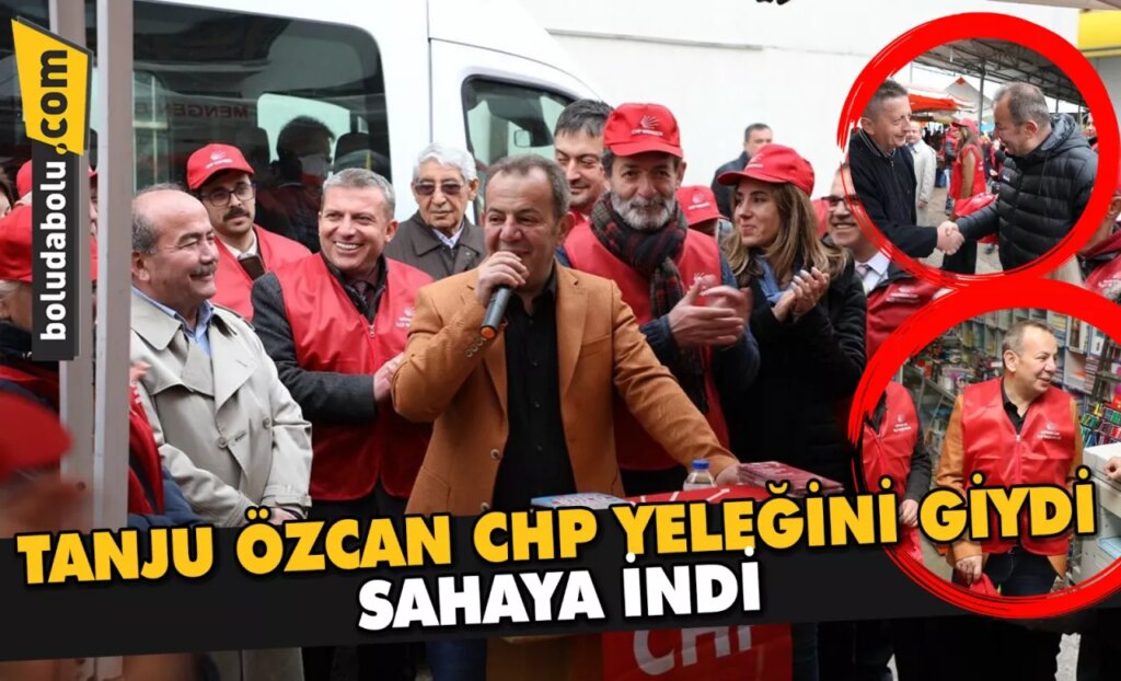 TANJU ÖZCAN, CHP YELEĞİNİ GİYDİ, SAHAYA İNDİ TANJU ÖZCAN, CHP YELEĞİNİ GİYDİ, SAHAYA İNDİ