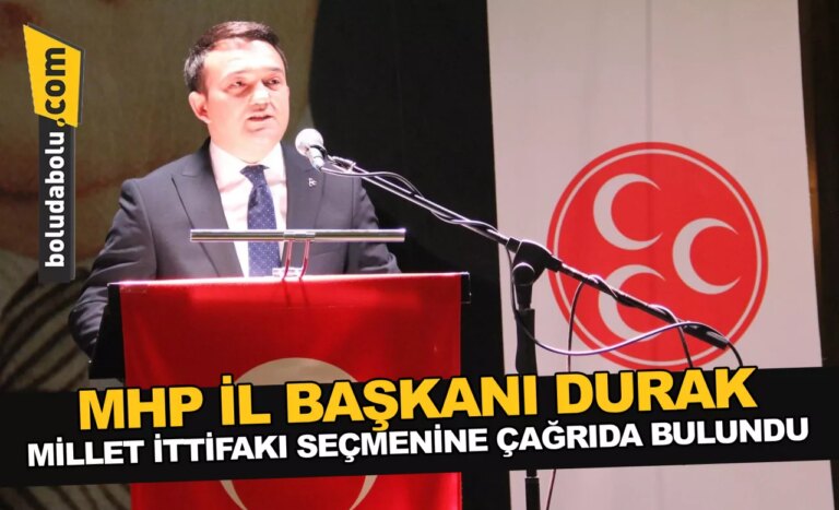 “ALTERNATİFİNİZ MİLLİYETÇİ HAREKET PARTİSİ, ADAYINIZ BİZİM İSMAİL”