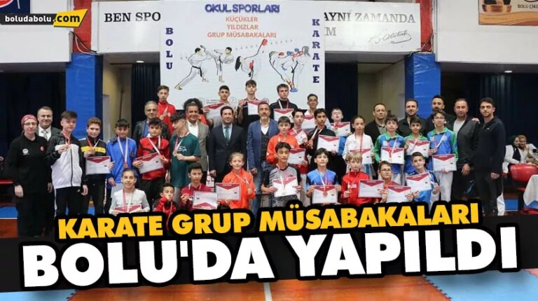 KARATE GRUP MÜSABAKALARI BOLU’DA YAPILDI