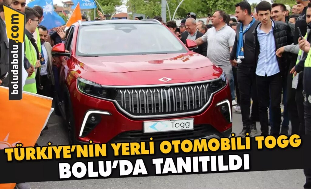 Türkiye’nin yerli otomobili Togg Bolu’da tanıtıldı Türkiye’nin yerli otomobili Togg Bolu’da tanıtıldı
