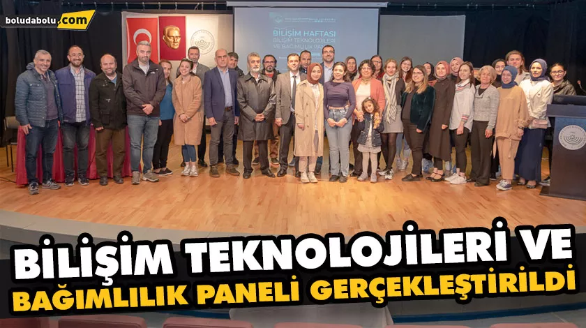 BİLİŞİM TEKNOLOJİLERİ VE BAĞIMLILIK PANELİ GERÇEKLEŞTİRİLDİ BİLİŞİM TEKNOLOJİLERİ VE BAĞIMLILIK PANELİ GERÇEKLEŞTİRİLDİ