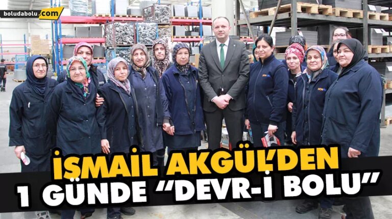 İSMAİL AKGÜL’DEN 1 GÜNDE “DEVR-İ BOLU”