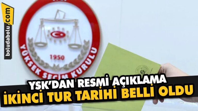 YSK: CUMHURBAŞKANI SEÇİMİ’NDE İKİNCİ TURA GİDİLECEK