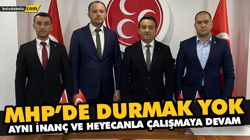 AYNI İNANÇ VE HEYECANLA ÇALIŞMAYA DEVAM AYNI İNANÇ VE HEYECANLA ÇALIŞMAYA DEVAM