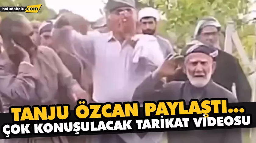 TANJU ÖZCAN PAYLAŞTI… ÇOK KONUŞULACAK TARİKAT VİDEOSU