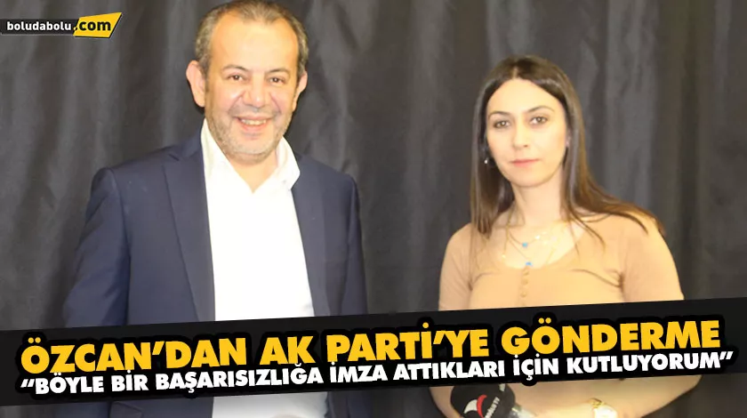 “BÖYLE BİR BAŞARISIZLIĞA İMZA ATTIKLARI İÇİN KUTLUYORUM” “BÖYLE BİR BAŞARISIZLIĞA İMZA ATTIKLARI İÇİN KUTLUYORUM”