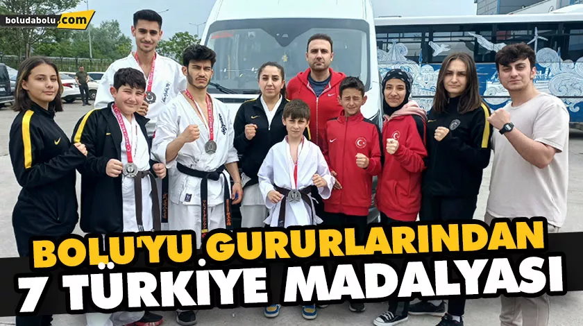 BOLU’YU GURURLARINDAN 7 TÜRKİYE MADALYASI BOLU’YU GURURLARINDAN 7 TÜRKİYE MADALYASI