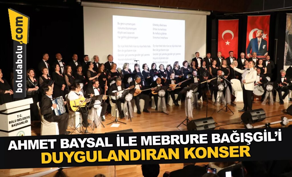 AHMET BAYSAL İLE MEBRURE BAĞIŞGİL’İ DUYGULANDIRAN KONSER AHMET BAYSAL İLE MEBRURE BAĞIŞGİL’İ DUYGULANDIRAN KONSER
