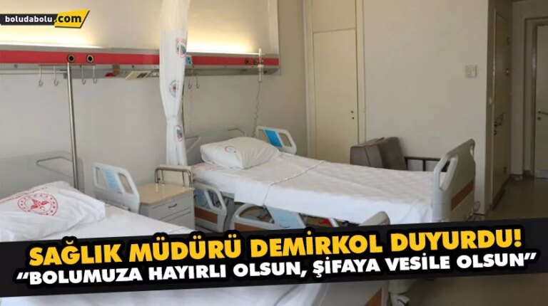 “BOLUMUZA HAYIRLI OLSUN, ŞİFAYA VESİLE OLSUN”