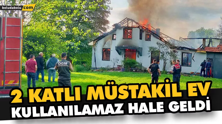 YANGIN ÇIKAN 2 KATLI MÜSTAKİL EV KULLANILAMAZ HALE GELDİ YANGIN ÇIKAN 2 KATLI MÜSTAKİL EV KULLANILAMAZ HALE GELDİ