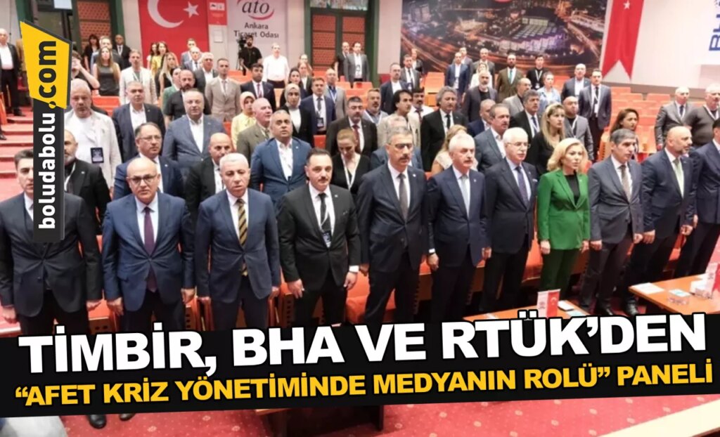 TİMBİR, BHA ve RTÜK’den “Afet Kriz Yönetiminde Medyanın Rolü” paneli TİMBİR, BHA ve RTÜK’den “Afet Kriz Yönetiminde Medyanın Rolü” paneli