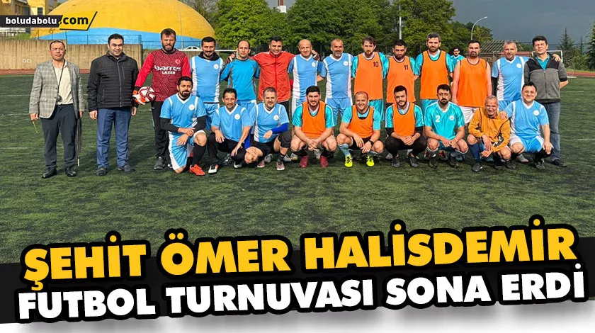 ŞEHİT ÖMER HALİSDEMİR FUTBOL TURNUVASI SONA ERDİ