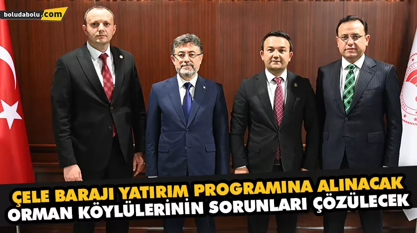 ÇELE BARAJI YATIRIM PROGRAMINA ALINACAK ÇELE BARAJI YATIRIM PROGRAMINA ALINACAK