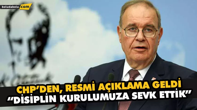 CHP’DEN, RESMİ AÇIKLAMA GELDİ CHP’DEN, RESMİ AÇIKLAMA GELDİ