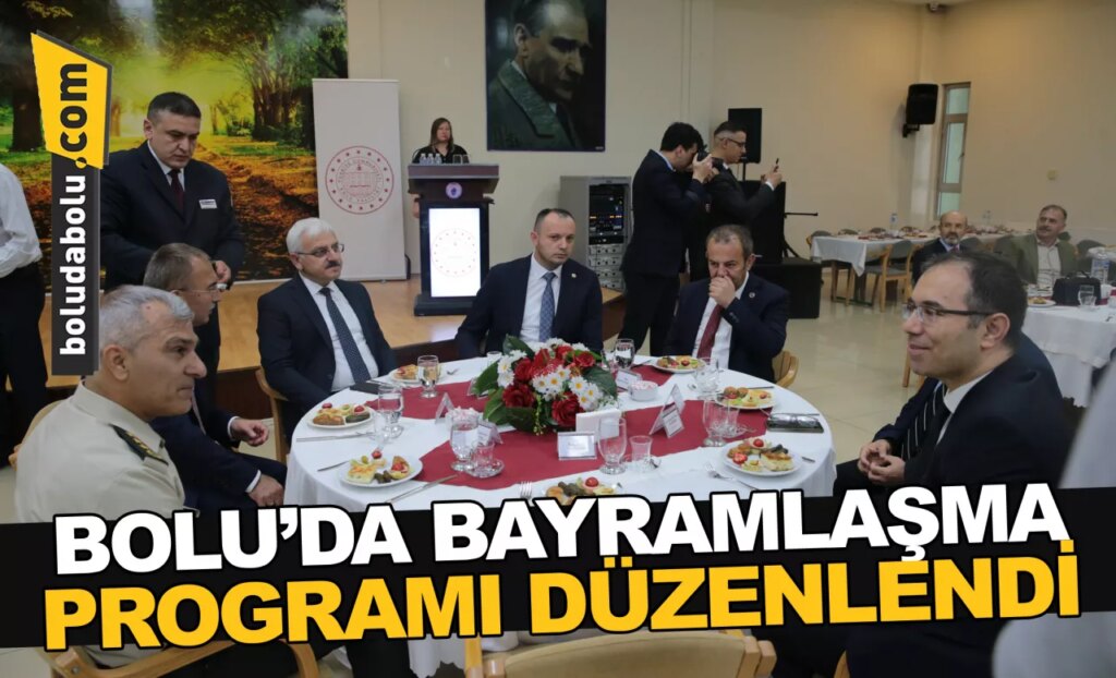 Bolu’da bayramlaşma programı düzenlendi Bolu’da bayramlaşma programı düzenlendi
