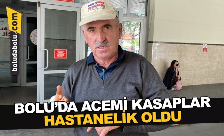 Bolu’da “acemi kasaplar” hastanelik oldu