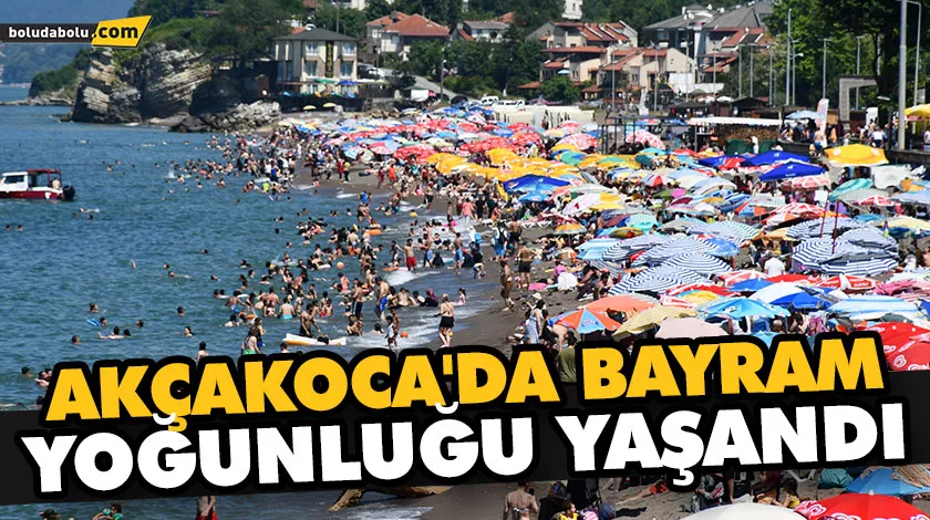 AKÇAKOCA’DA BAYRAM YOĞUNLUĞU YAŞANDI AKÇAKOCA’DA BAYRAM YOĞUNLUĞU YAŞANDI