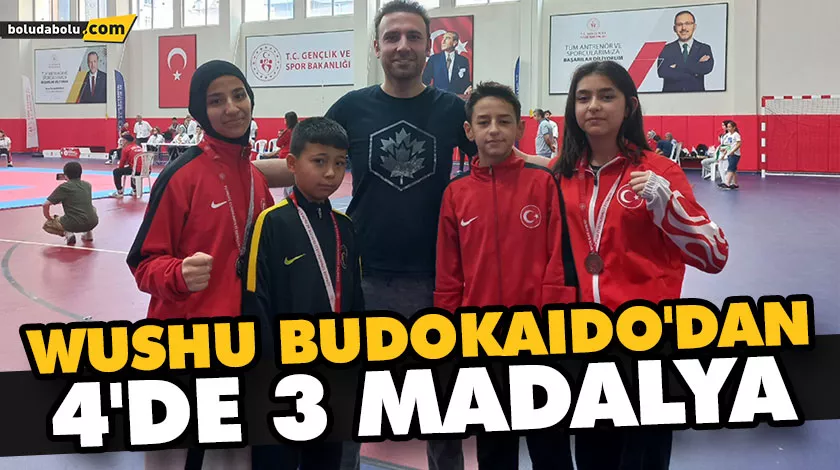 WUSHU BUDOKAIDO’DAN 4’DE 3 MADALYA